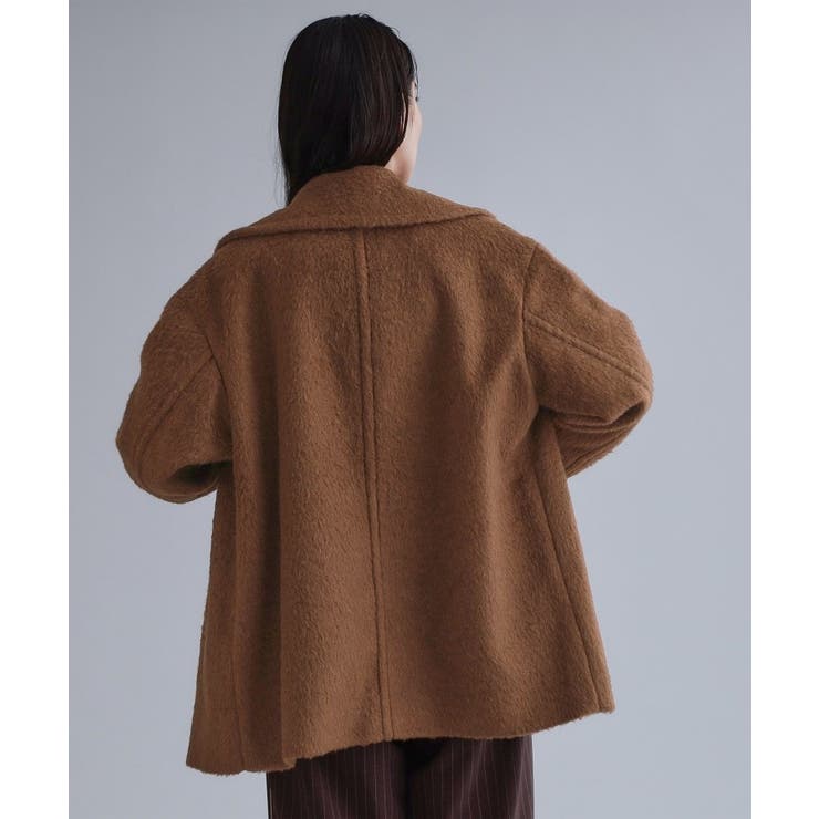 【es】《Mapel／マペル》シャギーミドルコート | OPAQUE.CLIP | 詳細画像1 