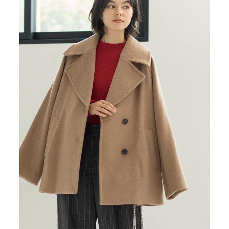 カシミヤブレンドウールミドルピーコート | OPAQUE.CLIP | 詳細画像12 