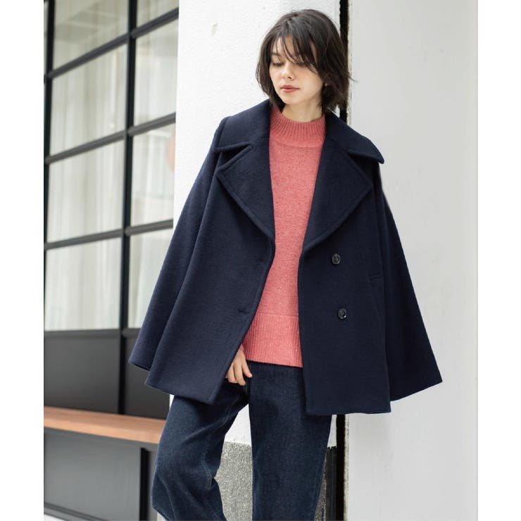 カシミヤブレンドウールミドルピーコート | OPAQUE.CLIP | 詳細画像19 