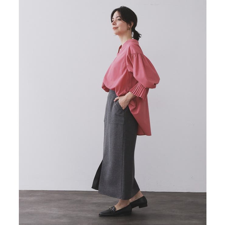 プリーツキャンディスリーブブラウス【洗濯機洗い可】 | OPAQUE.CLIP | 詳細画像18 