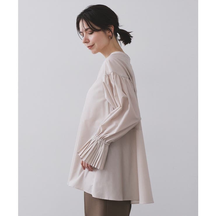 プリーツキャンディスリーブブラウス【洗濯機洗い可】 | OPAQUE.CLIP | 詳細画像21 