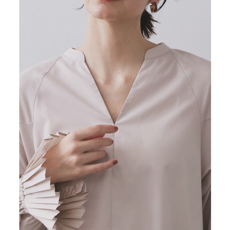 プリーツキャンディスリーブブラウス【洗濯機洗い可】 | OPAQUE.CLIP | 詳細画像23 