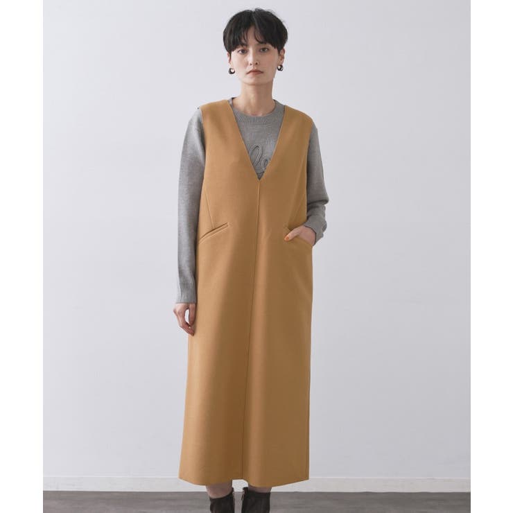 ウールライクジャンパードレス【洗濯機洗い可】 | OPAQUE.CLIP | 詳細画像36