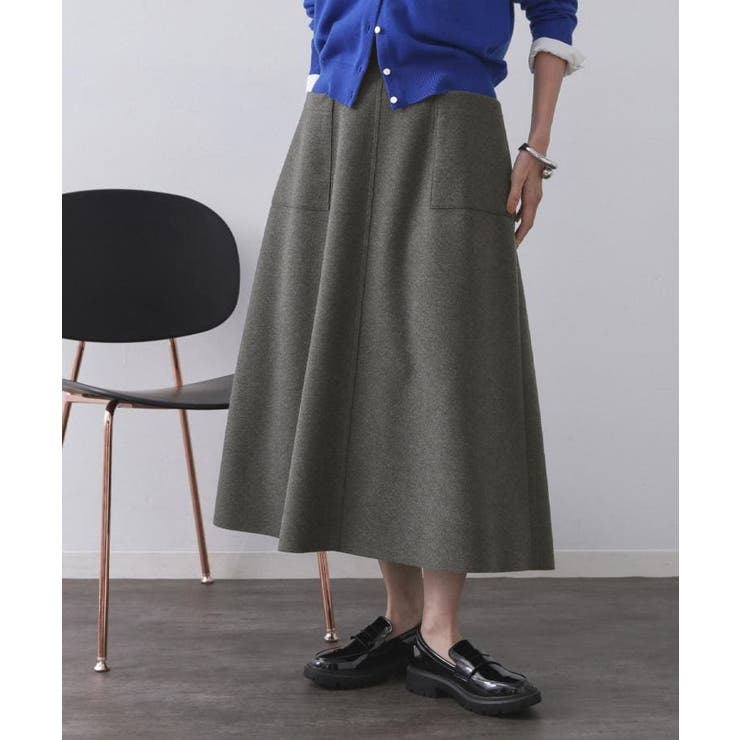 ウールライクフレアスカート【洗濯機OK】 | OPAQUE.CLIP | 詳細画像22 