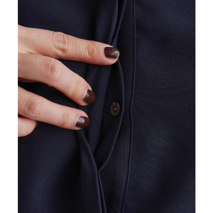 【es】ブザム切替バンドカラーシャツブラウス【洗濯機OK 防シワ UVケア | OPAQUE.CLIP | 詳細画像29 