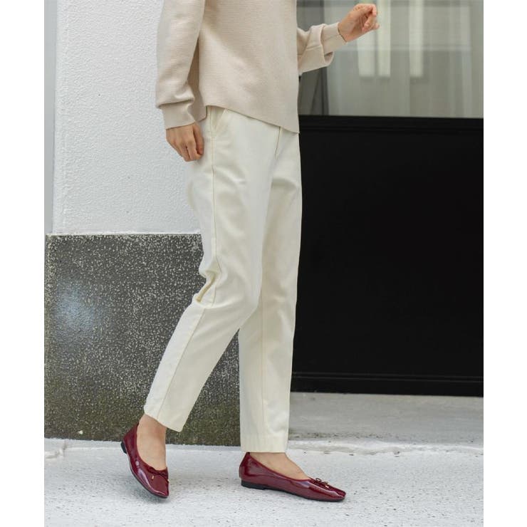 裏起毛ハイストレッチイージーテーパードパンツ【洗濯機OK】 | OPAQUE.CLIP | 詳細画像4 