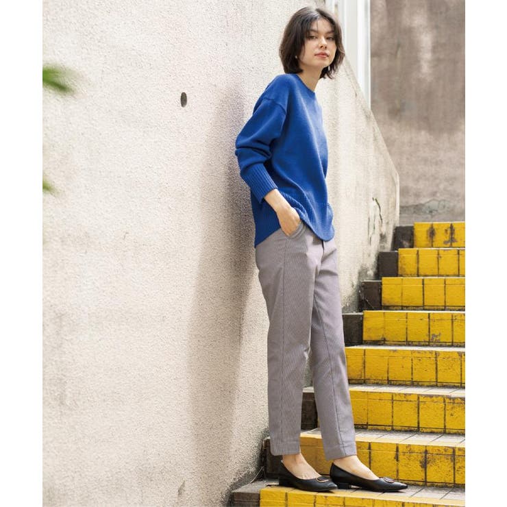 裏起毛ハイストレッチイージーテーパードパンツ【洗濯機OK】 | OPAQUE.CLIP | 詳細画像18 