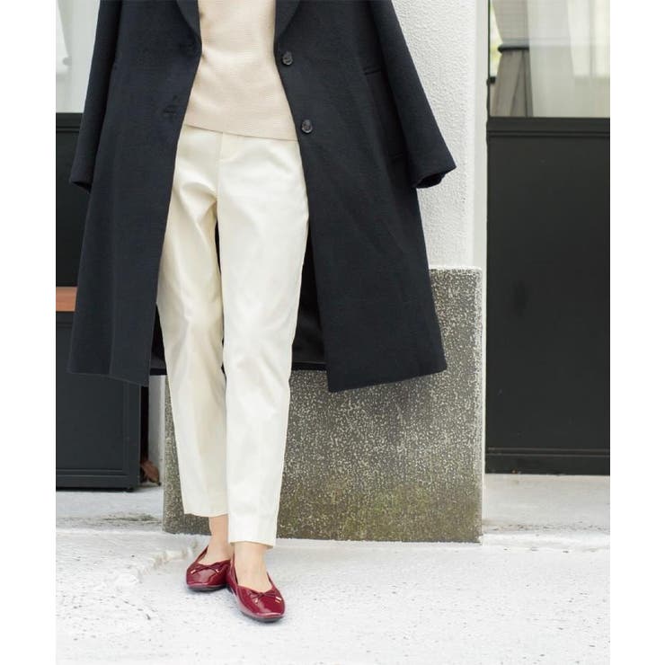 オフホワイト(003) | 裏起毛ハイストレッチイージーテーパードパンツ【洗濯機OK】 | OPAQUE.CLIP