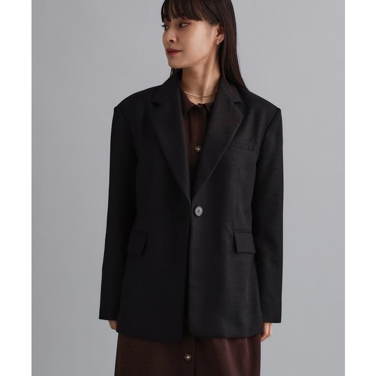 【es】ビッグテーラードジャケット【UVケア/洗濯機OK】 | OPAQUE.CLIP | 詳細画像1 