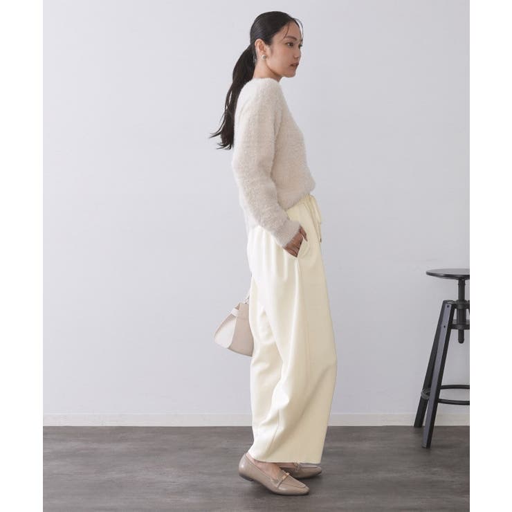 イージーワイドパンツ【洗濯機OK】 | OPAQUE.CLIP | 詳細画像2 