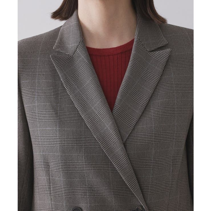 グレンチェックダブルジャケット/セットアップ対応可【洗える】 | OPAQUE.CLIP | 詳細画像16