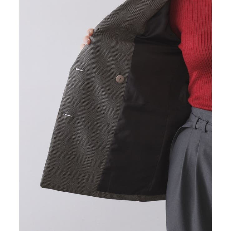 グレンチェックダブルジャケット/セットアップ対応可【洗える】 | OPAQUE.CLIP | 詳細画像21