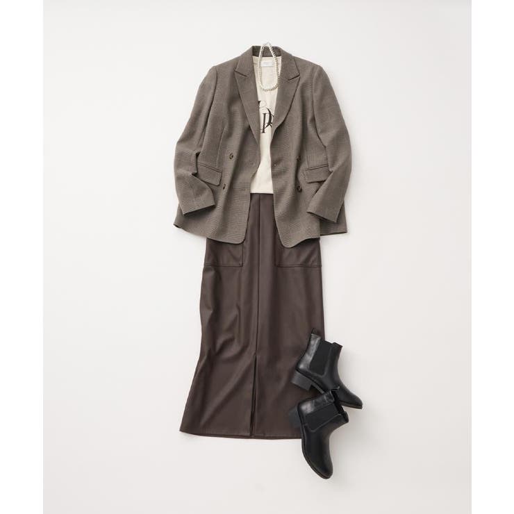 グレンチェックダブルジャケット/セットアップ対応可【洗える】 | OPAQUE.CLIP | 詳細画像24