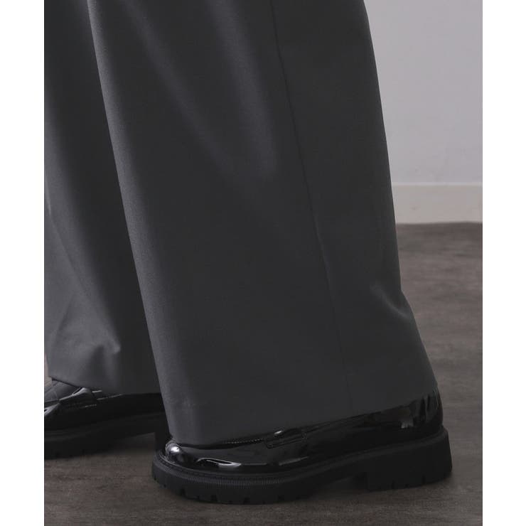 ベルト付きタックワイドパンツ【洗濯機OK】 | OPAQUE.CLIP | 詳細画像11 