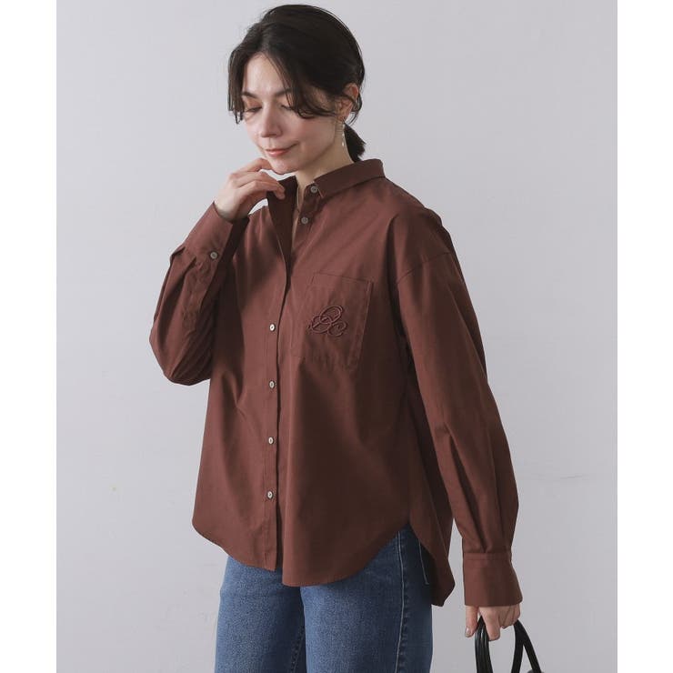 ポケット刺繍レギュラーカラーシャツ【洗濯機OK】 | OPAQUE.CLIP | 詳細画像5 