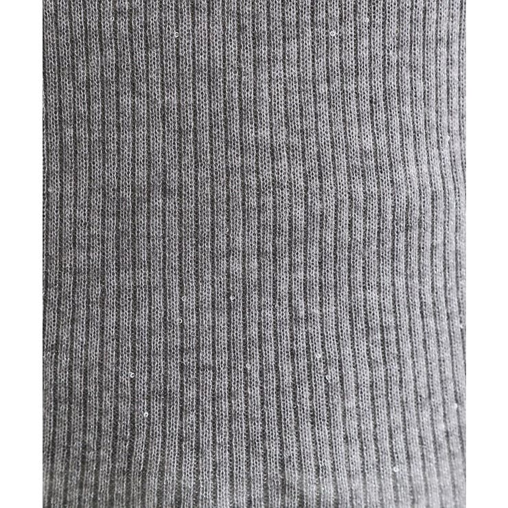 【es】ラメスパンコールリブニット【洗える】 | OPAQUE.CLIP | 詳細画像8 