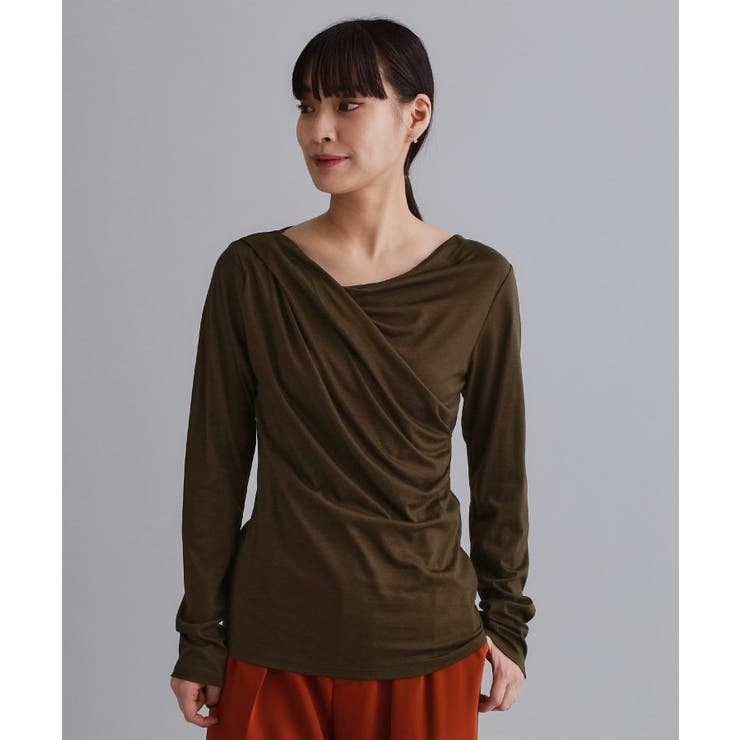 【es】アシメドレープカットソー【洗濯機OK】 | OPAQUE.CLIP | 詳細画像9 