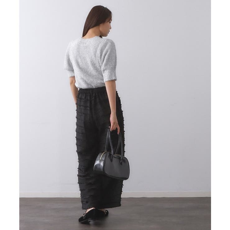 キラキラボリュームスリーブニット【洗濯機洗い可】 | OPAQUE.CLIP | 詳細画像11 