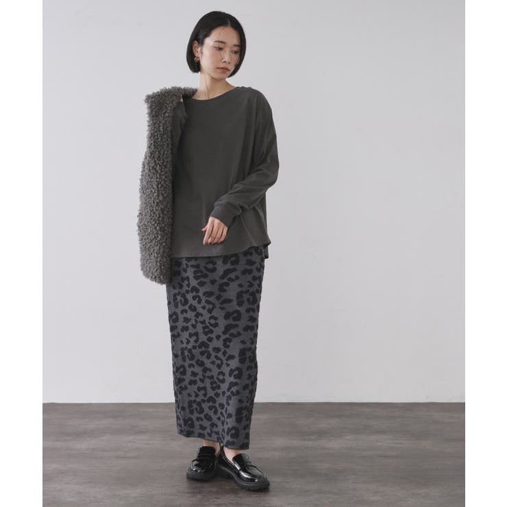 リラクシーロングTシャツ【洗濯機OK】 | OPAQUE.CLIP | 詳細画像6 