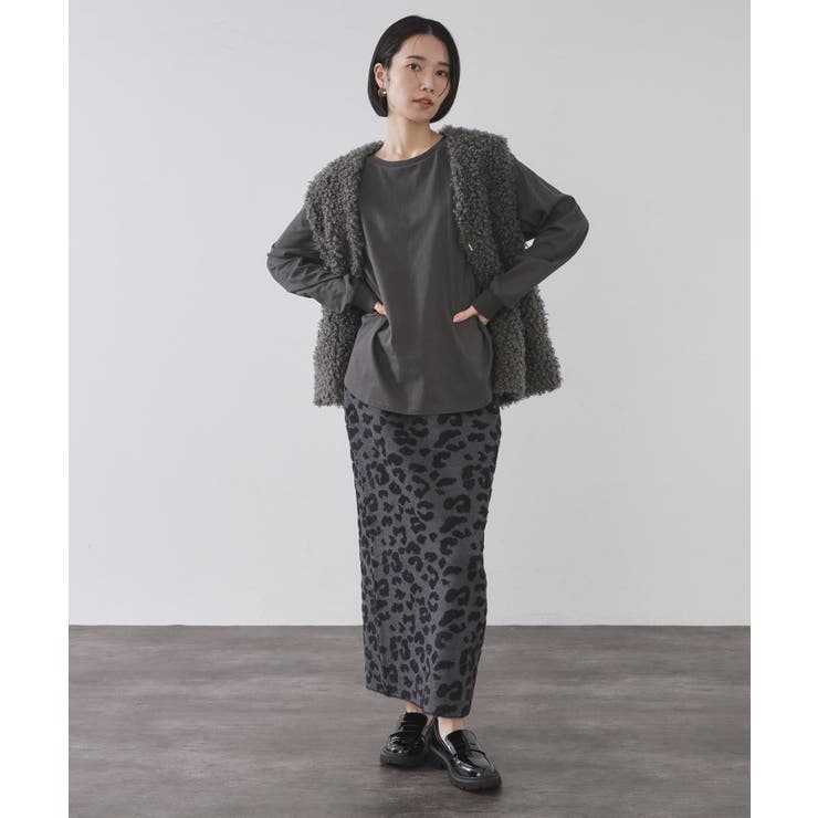 リラクシーロングTシャツ【洗濯機OK】 | OPAQUE.CLIP | 詳細画像7 