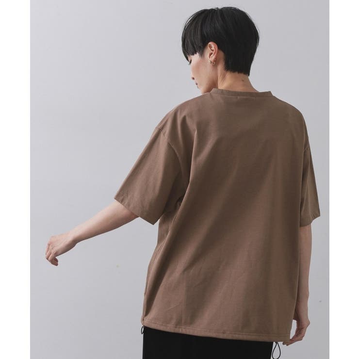 裾ドロストTシャツ【洗濯機洗い可】 | OPAQUE.CLIP | 詳細画像15 