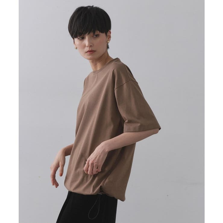 裾ドロストTシャツ【洗濯機洗い可】 | OPAQUE.CLIP | 詳細画像21 