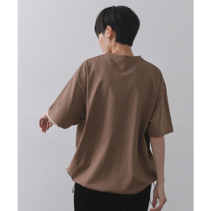 裾ドロストTシャツ【洗濯機洗い可】 | OPAQUE.CLIP | 詳細画像22 