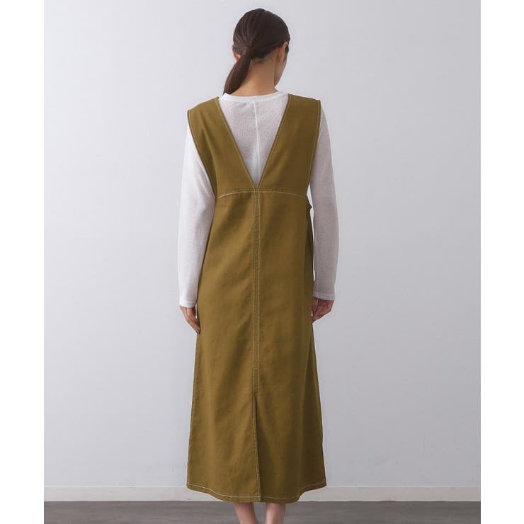 配色ステッチジャンスカ【洗濯機洗い可】 | OPAQUE.CLIP | 詳細画像11 