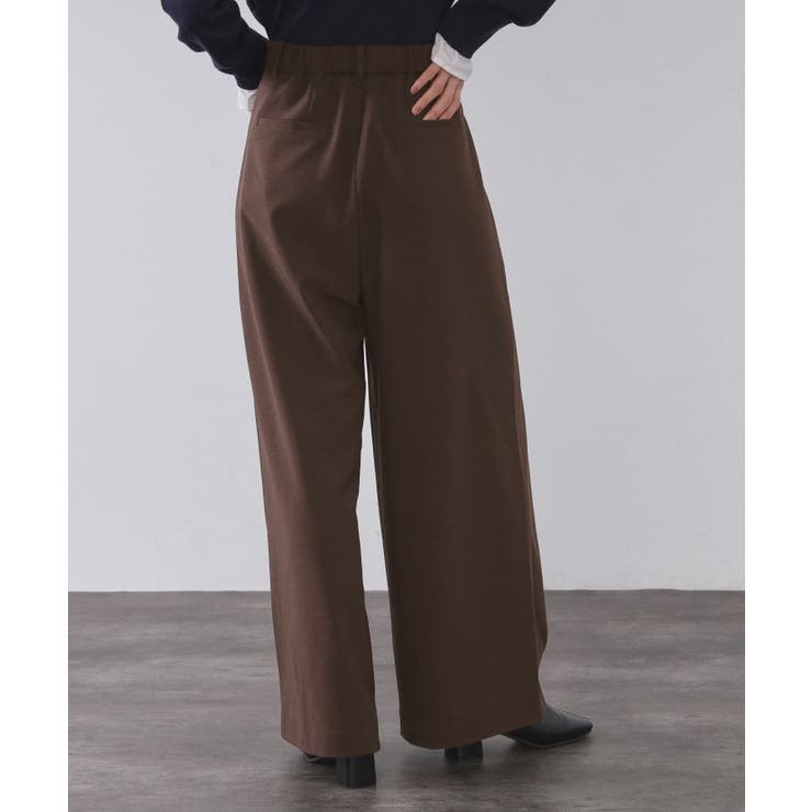 タックデザインワイドパンツ【洗濯機OK】 | OPAQUE.CLIP | 詳細画像5 