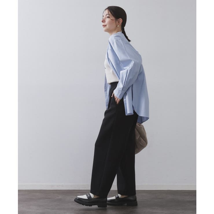 イージーカーブワイドパンツ【洗濯機OK】 | OPAQUE.CLIP | 詳細画像4 