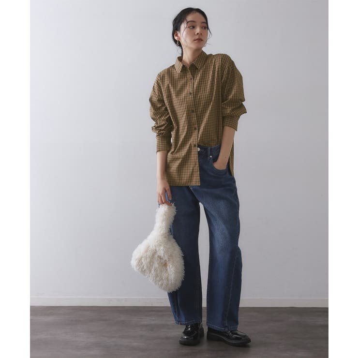 チェック柄レギュラーシャツ【洗濯機OK】 | OPAQUE.CLIP | 詳細画像6 