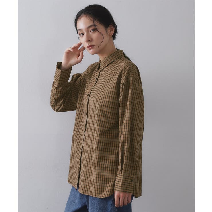 チェック柄レギュラーシャツ【洗濯機OK】 | OPAQUE.CLIP | 詳細画像10 