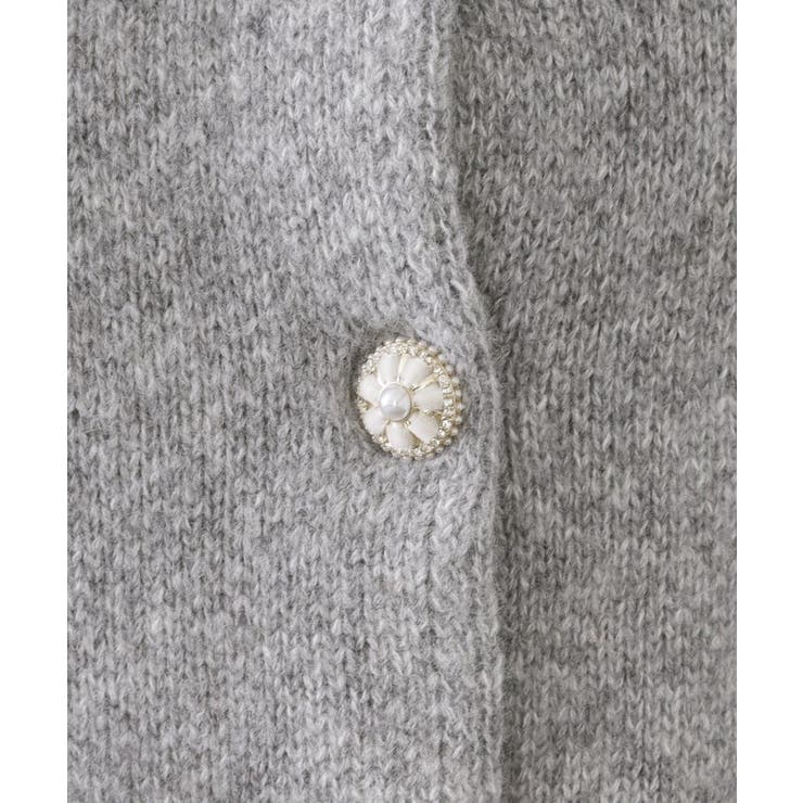 ビジューボタンニットカーディガン【洗える】 | OPAQUE.CLIP | 詳細画像7 