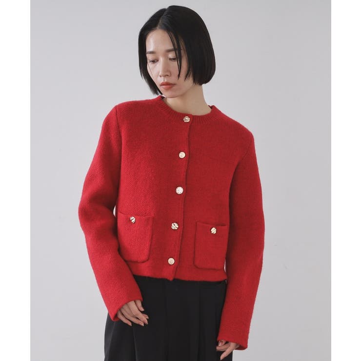 ビジューボタンニットカーディガン【洗える】 | OPAQUE.CLIP | 詳細画像16 