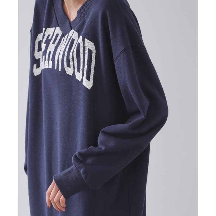 ロゴプリント裏毛ワンピース【洗濯機OK】 | OPAQUE.CLIP | 詳細画像13 