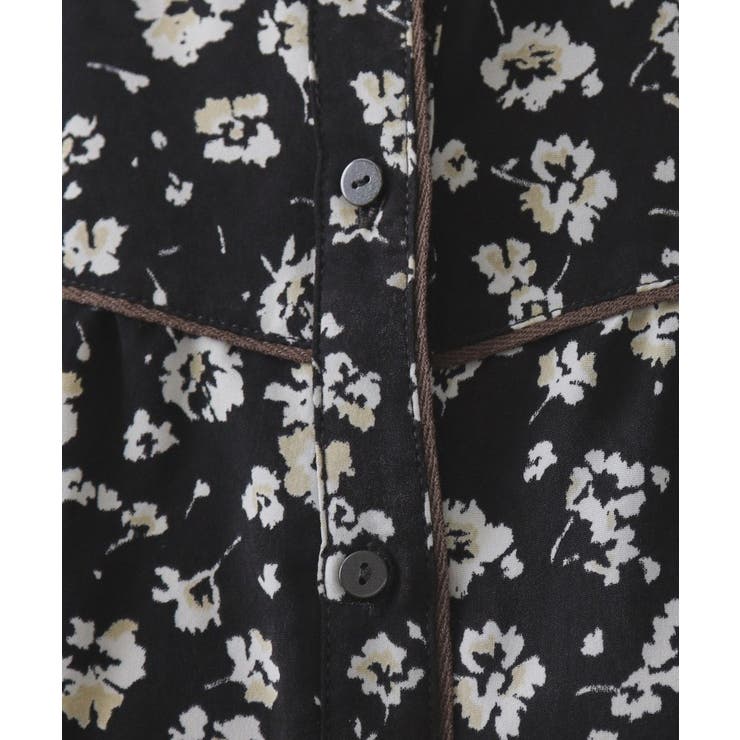 フラワープリントブラウス【洗濯機OK】 | OPAQUE.CLIP | 詳細画像8 