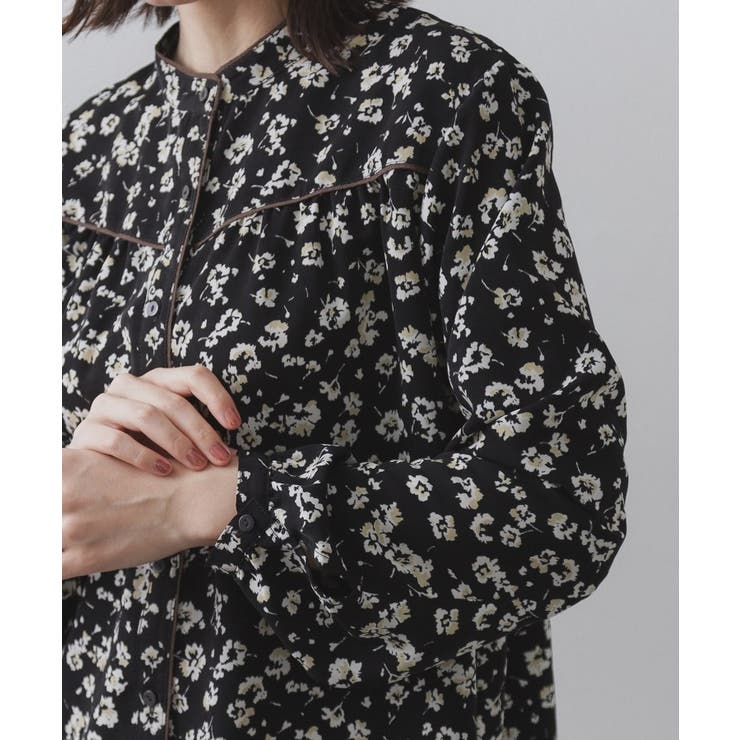 フラワープリントブラウス【洗濯機OK】 | OPAQUE.CLIP | 詳細画像13 