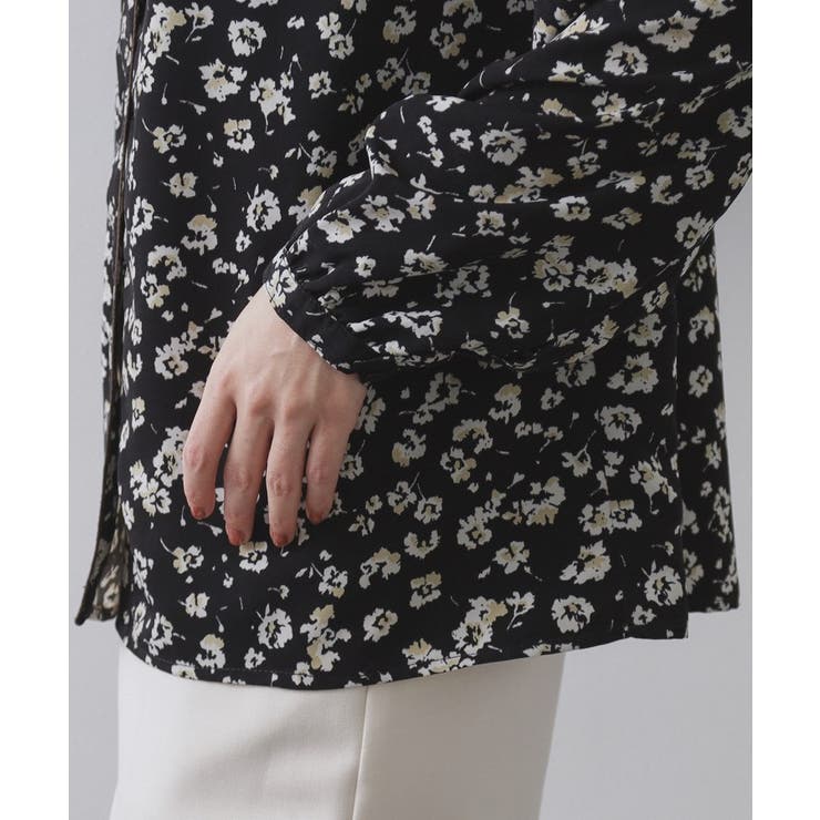 フラワープリントブラウス【洗濯機OK】 | OPAQUE.CLIP | 詳細画像14 