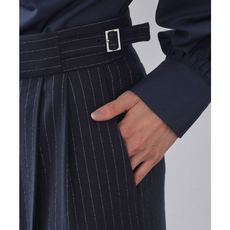 ラメストライプワイドパンツ【洗濯機OK】 | OPAQUE.CLIP | 詳細画像15 