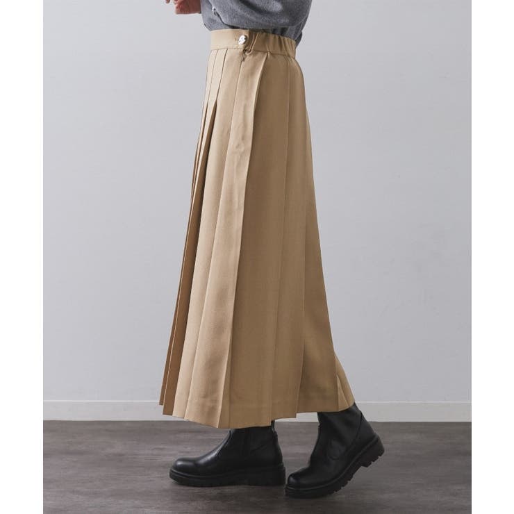 ワイドプリーツスカート【洗濯機OK】 | OPAQUE.CLIP | 詳細画像10 