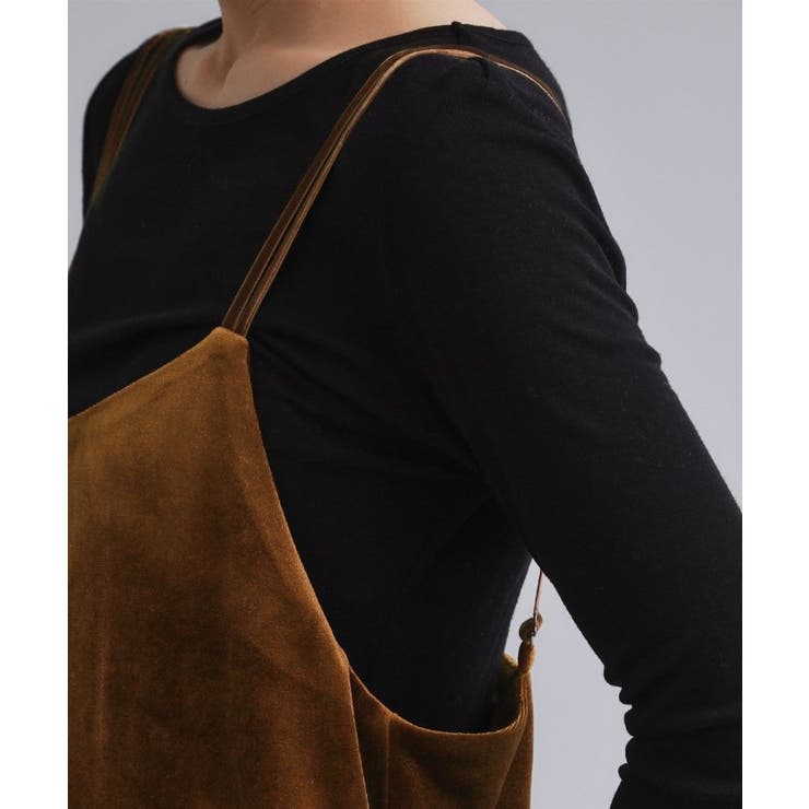 【es】ベロアサロペット【洗濯機OK】 | OPAQUE.CLIP | 詳細画像15 