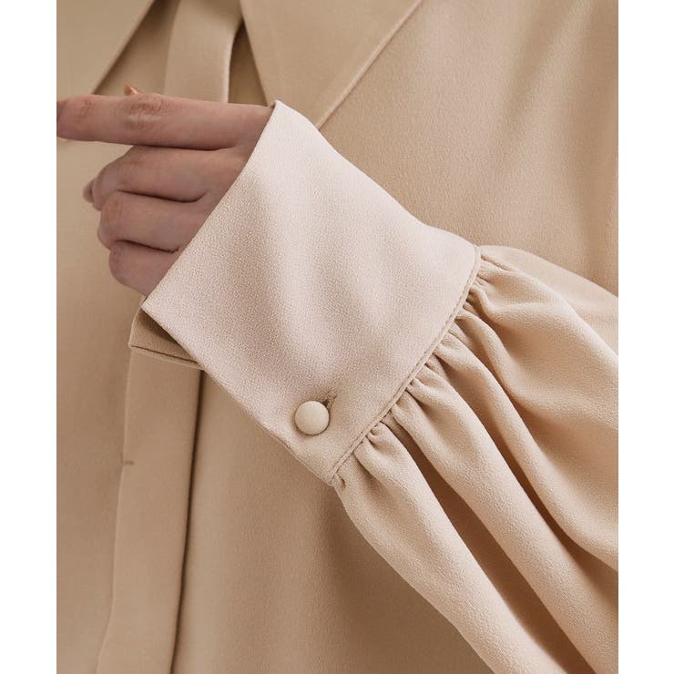 【es】ビックカラーブラウス【洗濯機OK】 | OPAQUE.CLIP | 詳細画像15 