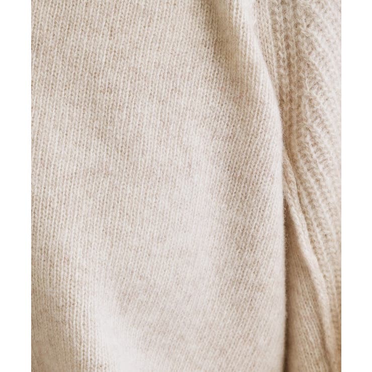 【es】メリノウール クルーミドルゲージニット | OPAQUE.CLIP | 詳細画像8 