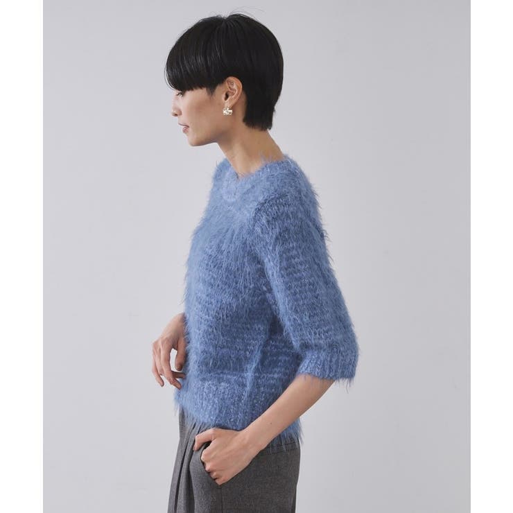 フェザーヤーンニット【洗濯機OK/抗ピル】 | OPAQUE.CLIP | 詳細画像14 