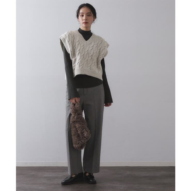 ケーブルローゲージベスト【洗濯機OK】 | OPAQUE.CLIP | 詳細画像2 