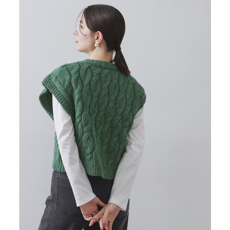 ケーブルローゲージベスト【洗濯機OK】 | OPAQUE.CLIP | 詳細画像5 