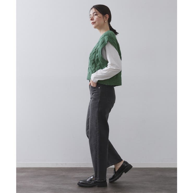 ケーブルローゲージベスト【洗濯機OK】 | OPAQUE.CLIP | 詳細画像6 