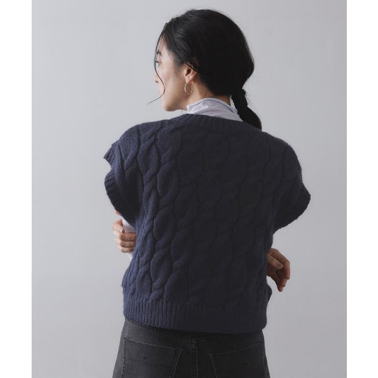 ケーブルローゲージベスト【洗濯機OK】 | OPAQUE.CLIP | 詳細画像9 