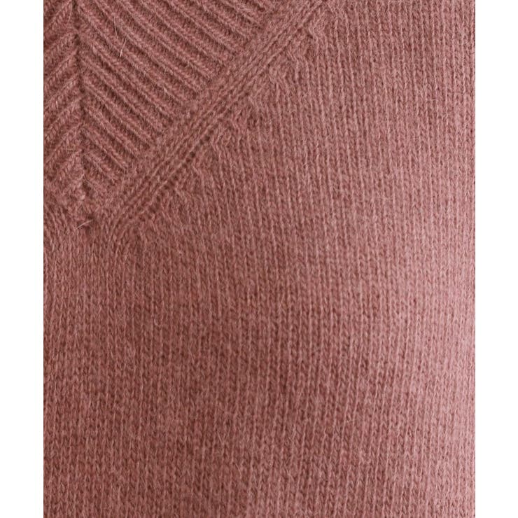 【es】フラッフィーウールVネックニット【洗濯機OK】 | OPAQUE.CLIP | 詳細画像12 