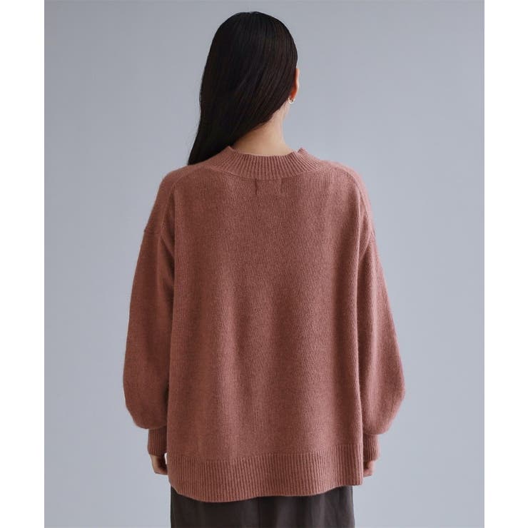 【es】フラッフィーウールVネックニット【洗濯機OK】 | OPAQUE.CLIP | 詳細画像15 